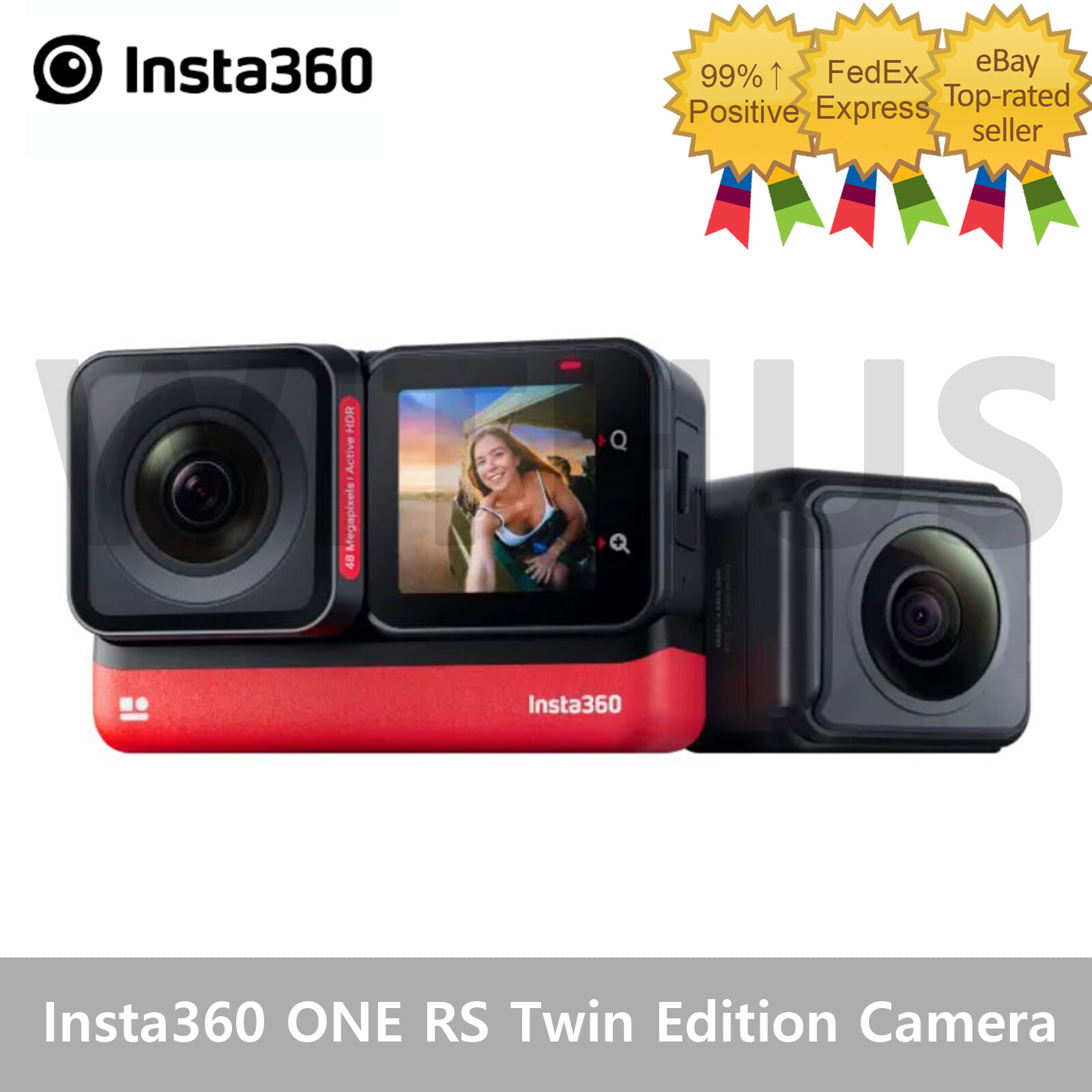 Insta360 ONE RS Twin Edition Action Camera 4K 60fps Action & 5.7K