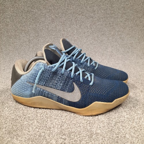 Nike Kobe 11 XI Elite Low Flyknit Brave Blue Men's Size 11 Sneaker
