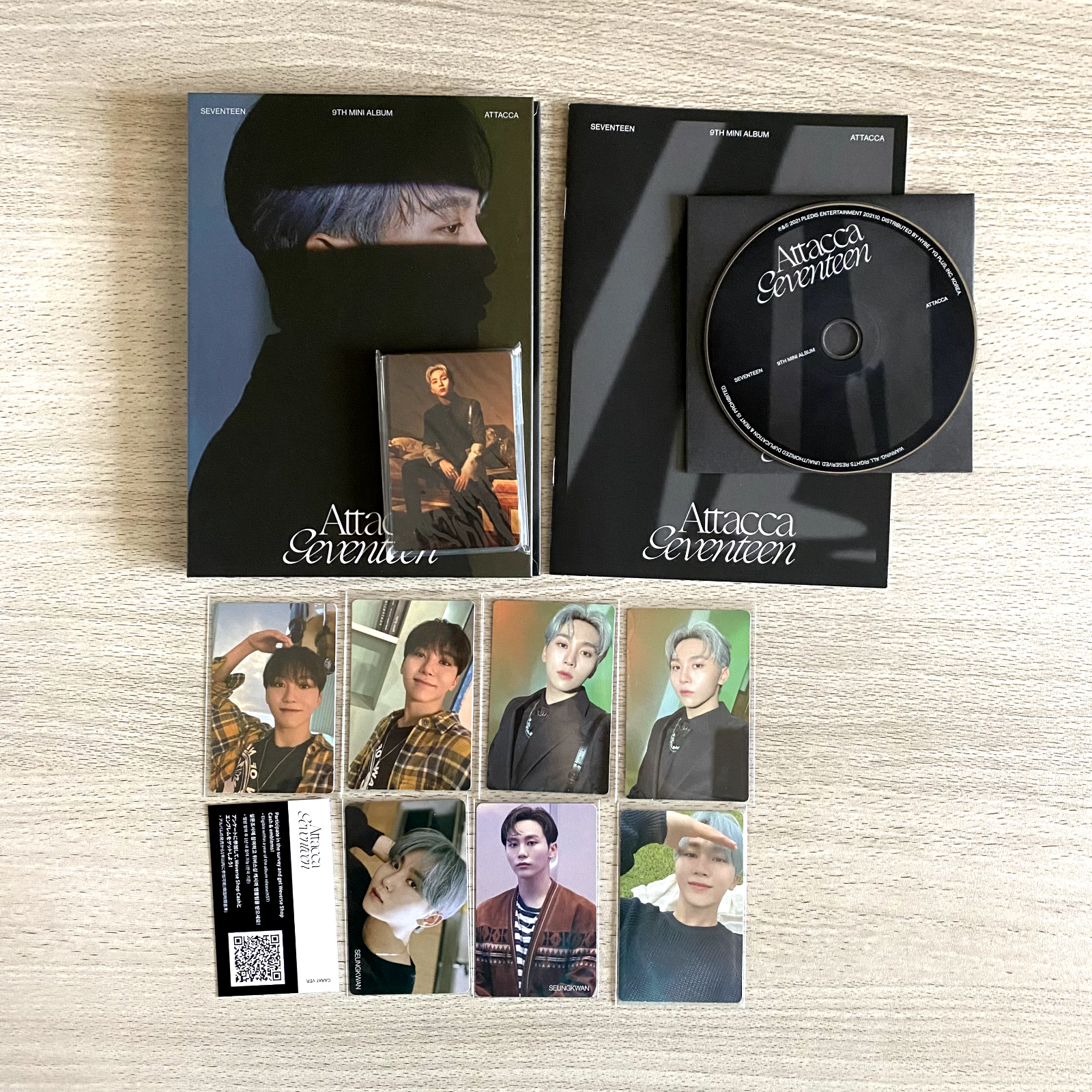 SEVENTEEN 9th mini album attacca carat ver. Seungkwan set +