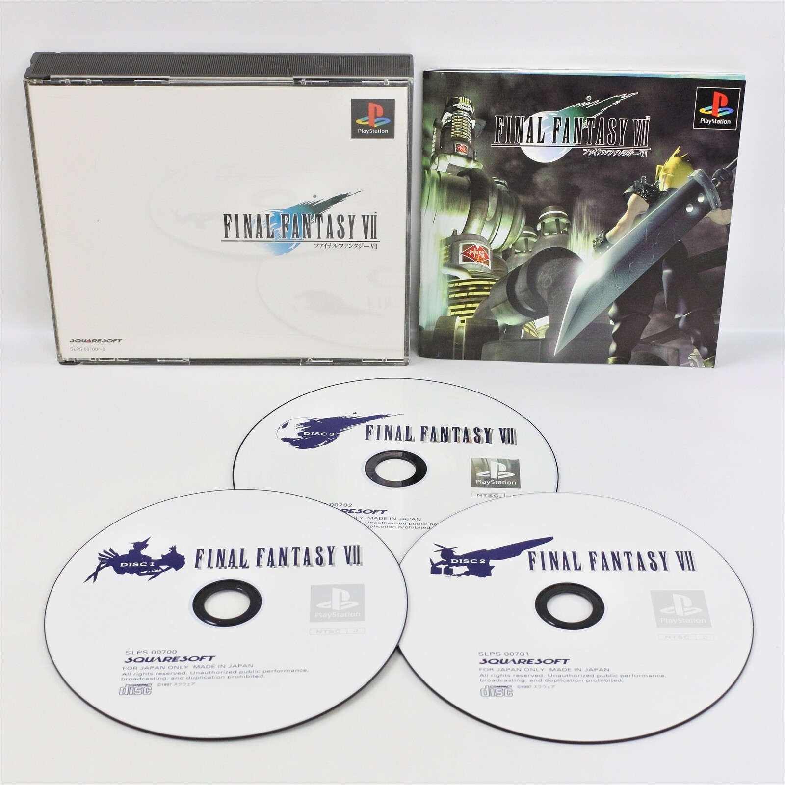 FINAL FANTASY VII 7 FF7 PS1 Playstation For JP System p1 | eBay