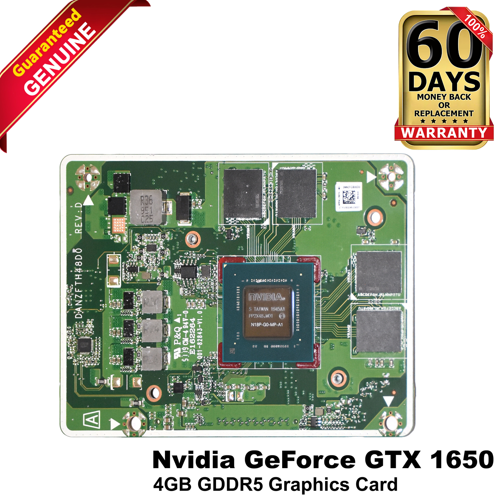 HP L70276-001 Nvidia N18P-G0-MP GTX1650 4GB GDDR5 Laptop Graphics