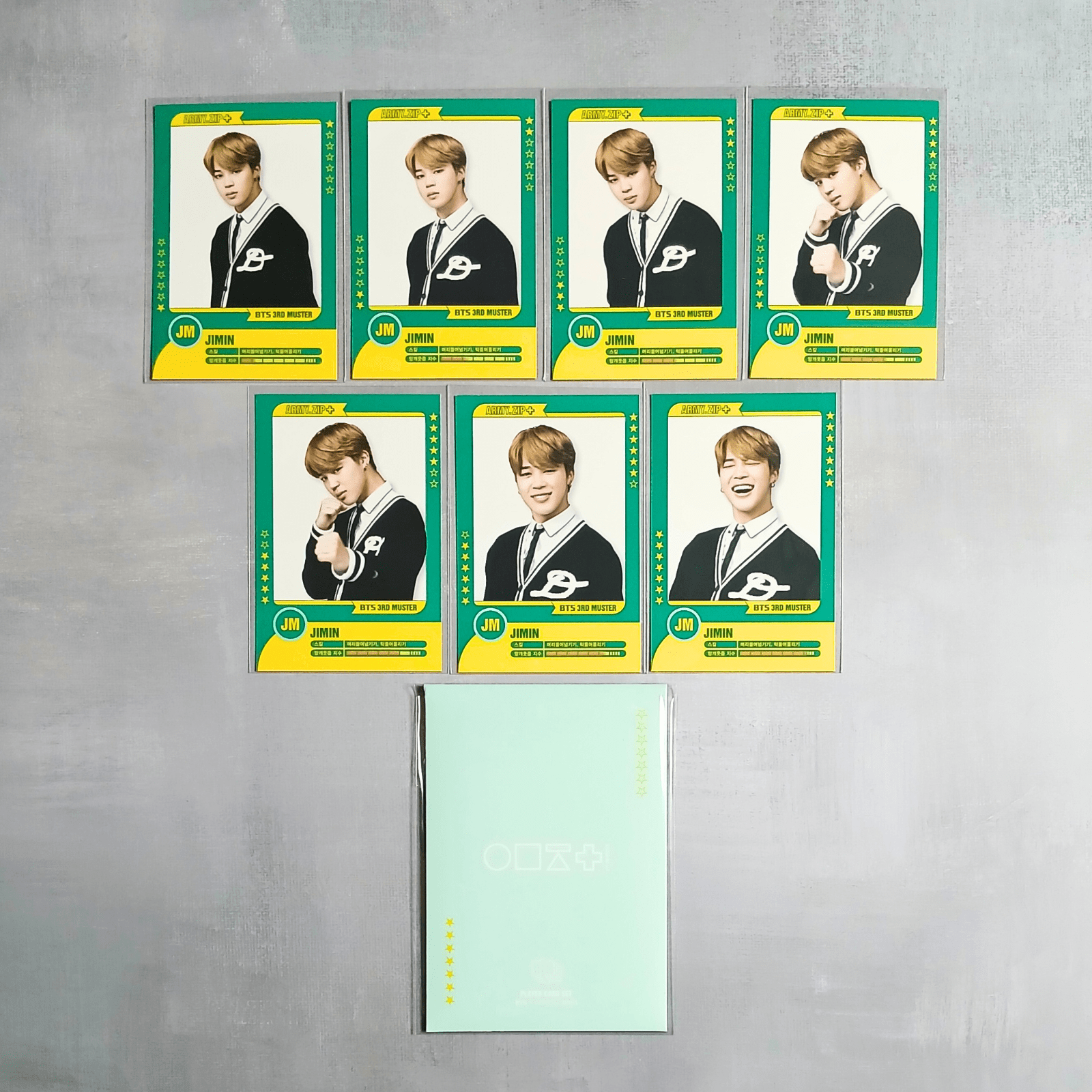 BTS 3rd Muster Seoul ARMY Zip+ Official Player Card Set - Jimin | eBay