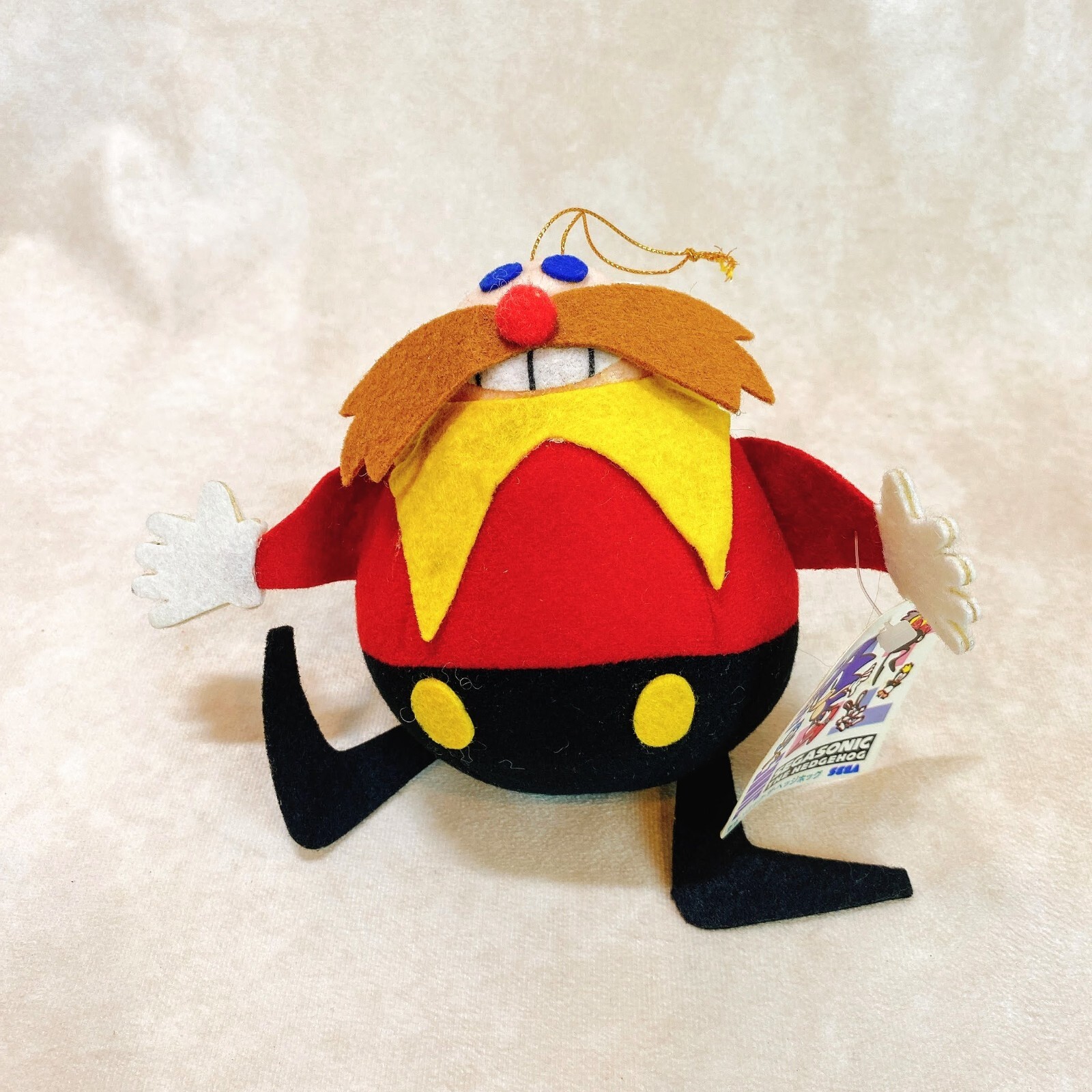 1992 Sonic the Hedgehog Dr. Eggman Plush doll 5.5