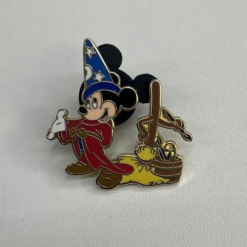 Disney Pin 00074 MICKY SORCERER FANTASIA BUCKET MOP | eBay