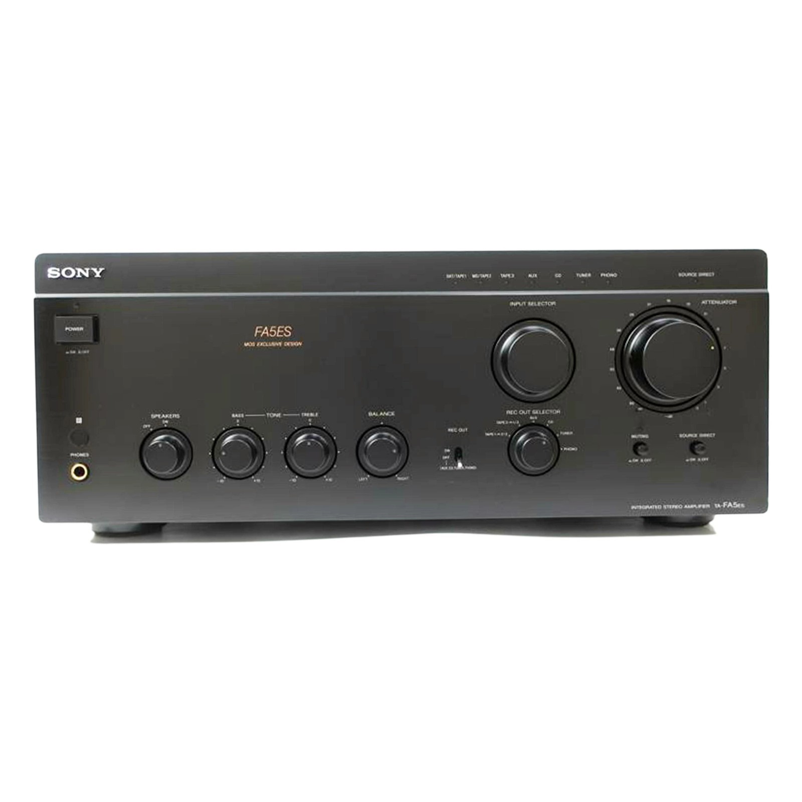 SONY TA-FA5ES Integrated Amp 100V 225W Vintage Stereo Black Used