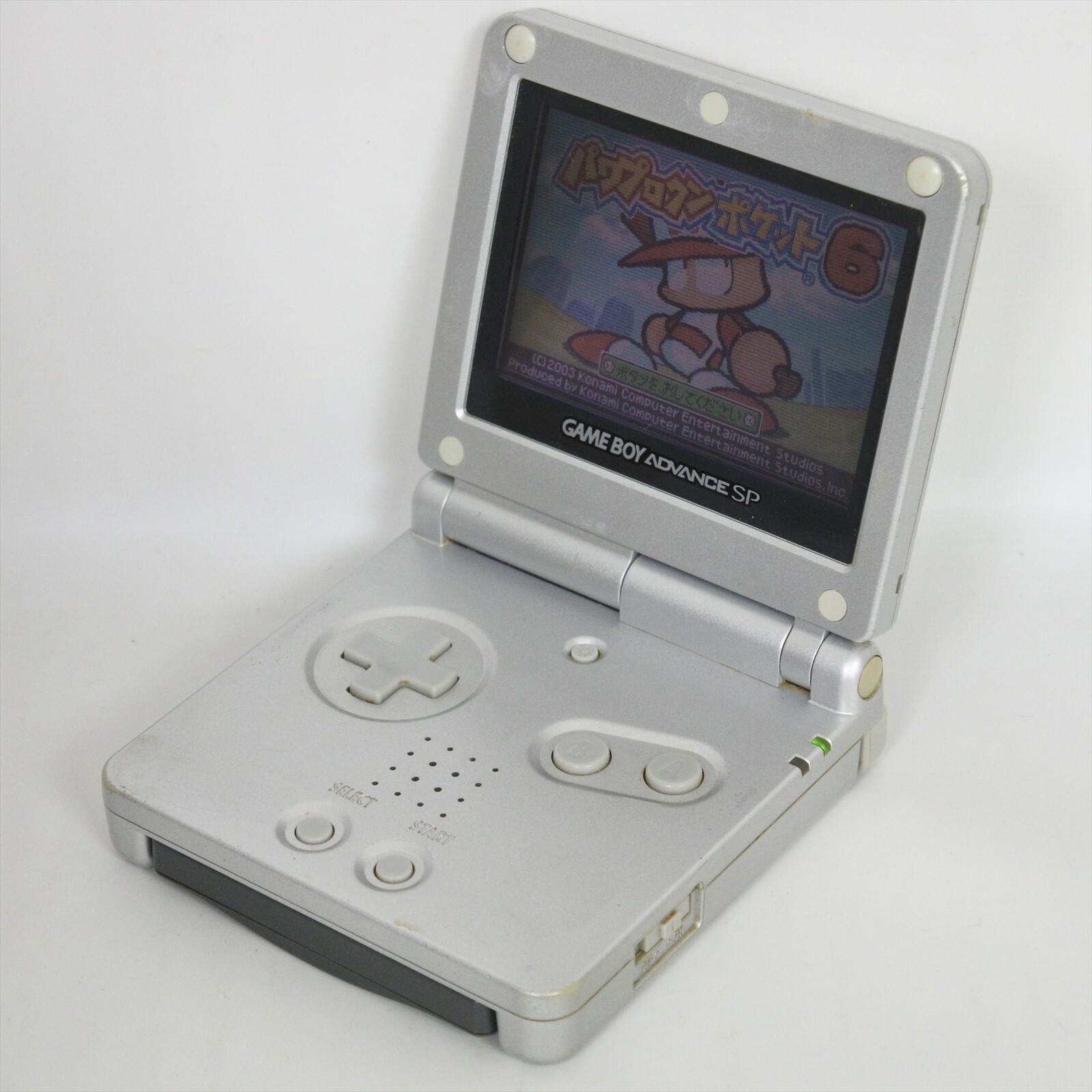 Gameboy Advance SP Platinum Silver Console AGS-001 Nintendo
