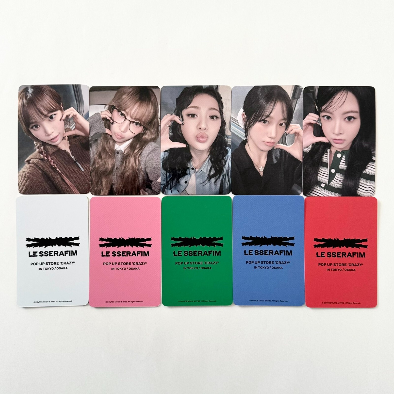 LE SSERAFIM] CRAZY JP / POPUP Store Benefit Photocard Novelty | eBay