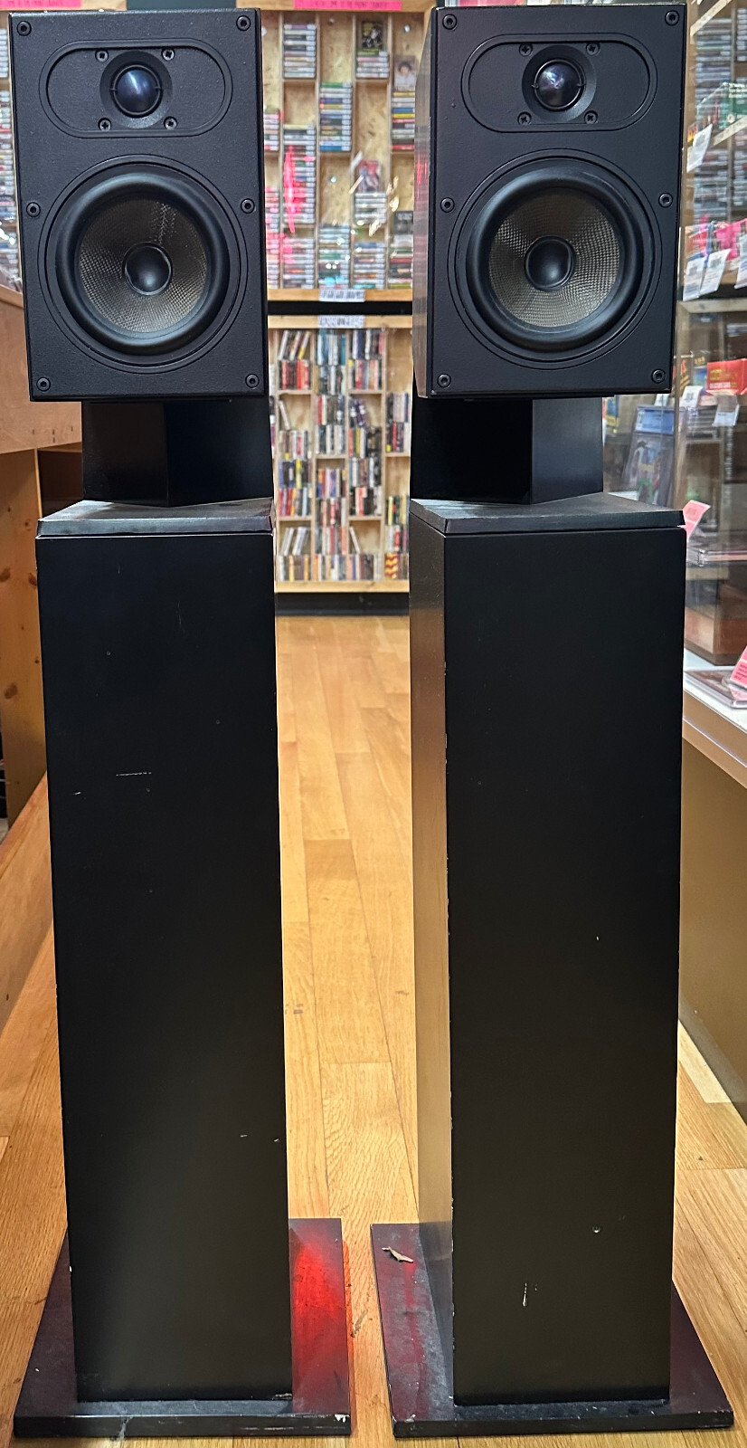 B&W BOWERS AND WILKINS CM1 CM2 CONCEPT 90 FLOOR STANDING SPEAKERS