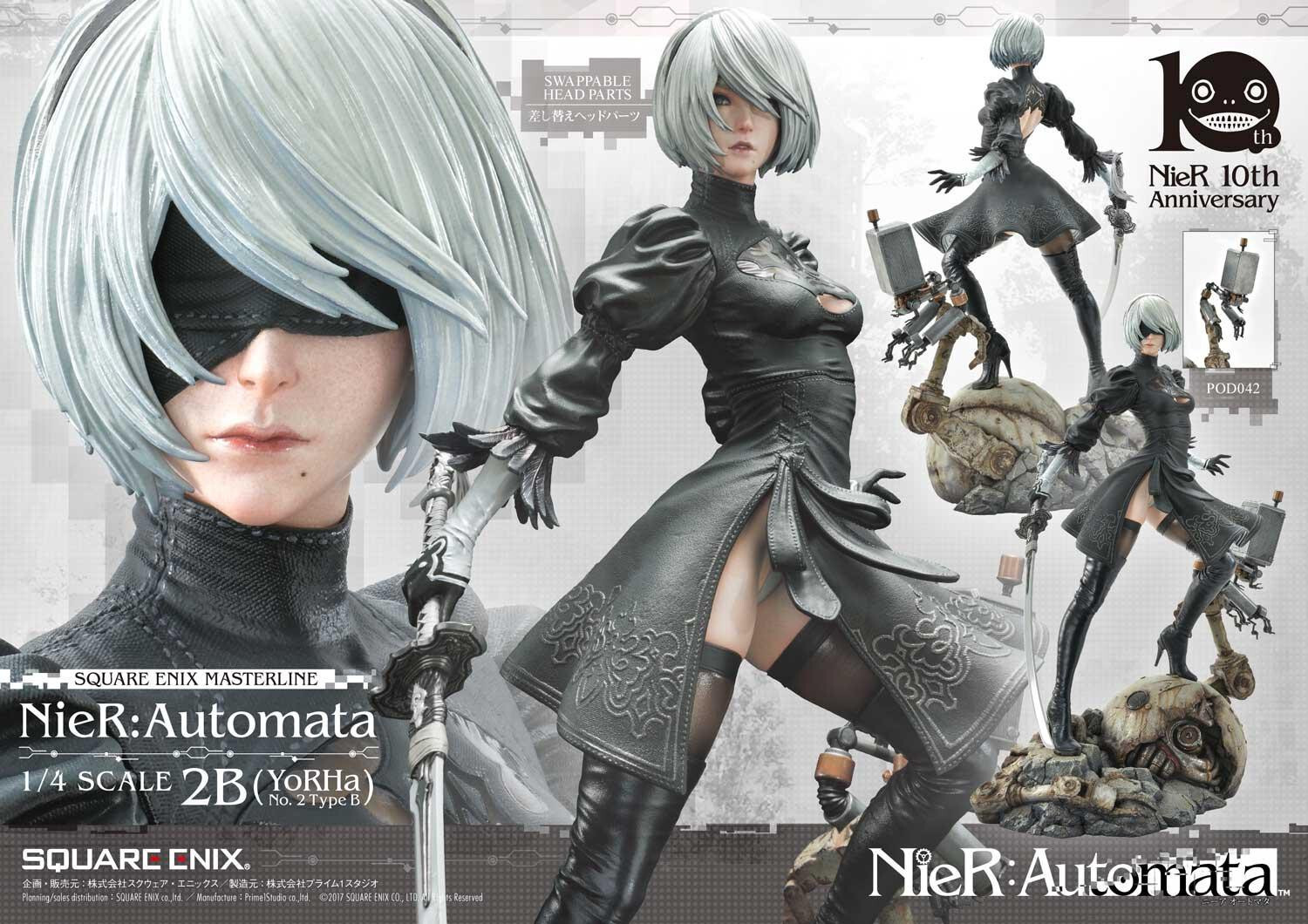 Prime 1 Studio Square Enix NieR:Automata YoRHa 2B 1/4 Scale Statue