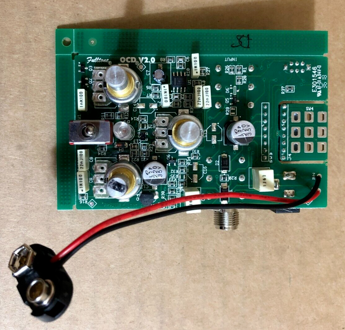 Fulltone OCD Obsessive Compulsive Drive Pedal v2.0 Single Circuit