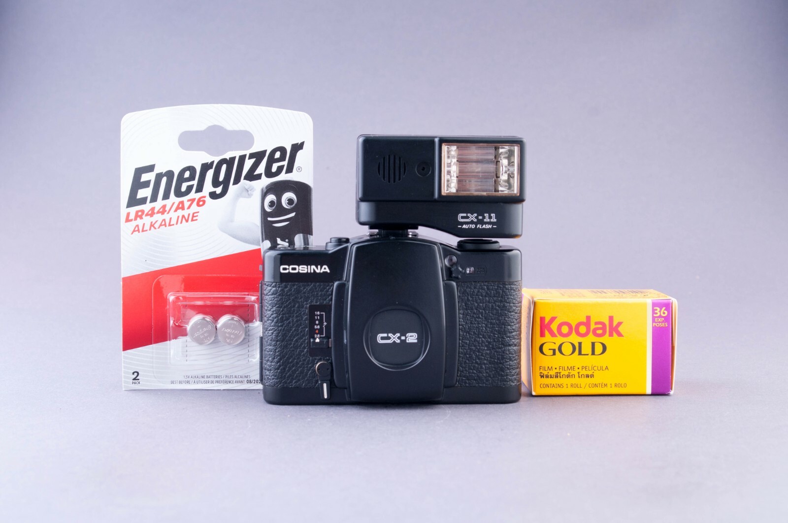 Cosina CX-2 with flash CX-11 35mm Film Camera Tested | eBay