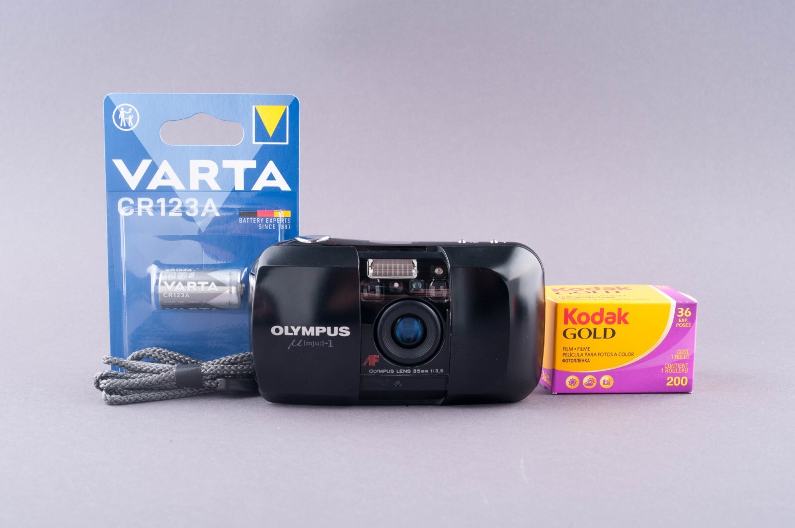 Olympus Mju I Infinity Stylus Quartz Date 35mm Point & Shoot Film