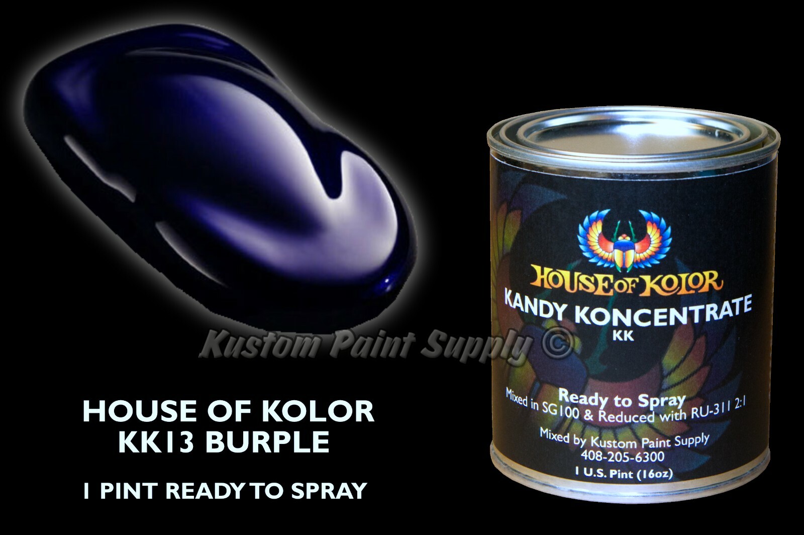 Burple Kandy KK13 House of Kolor 1 Pint Can Ready To Spray | eBay