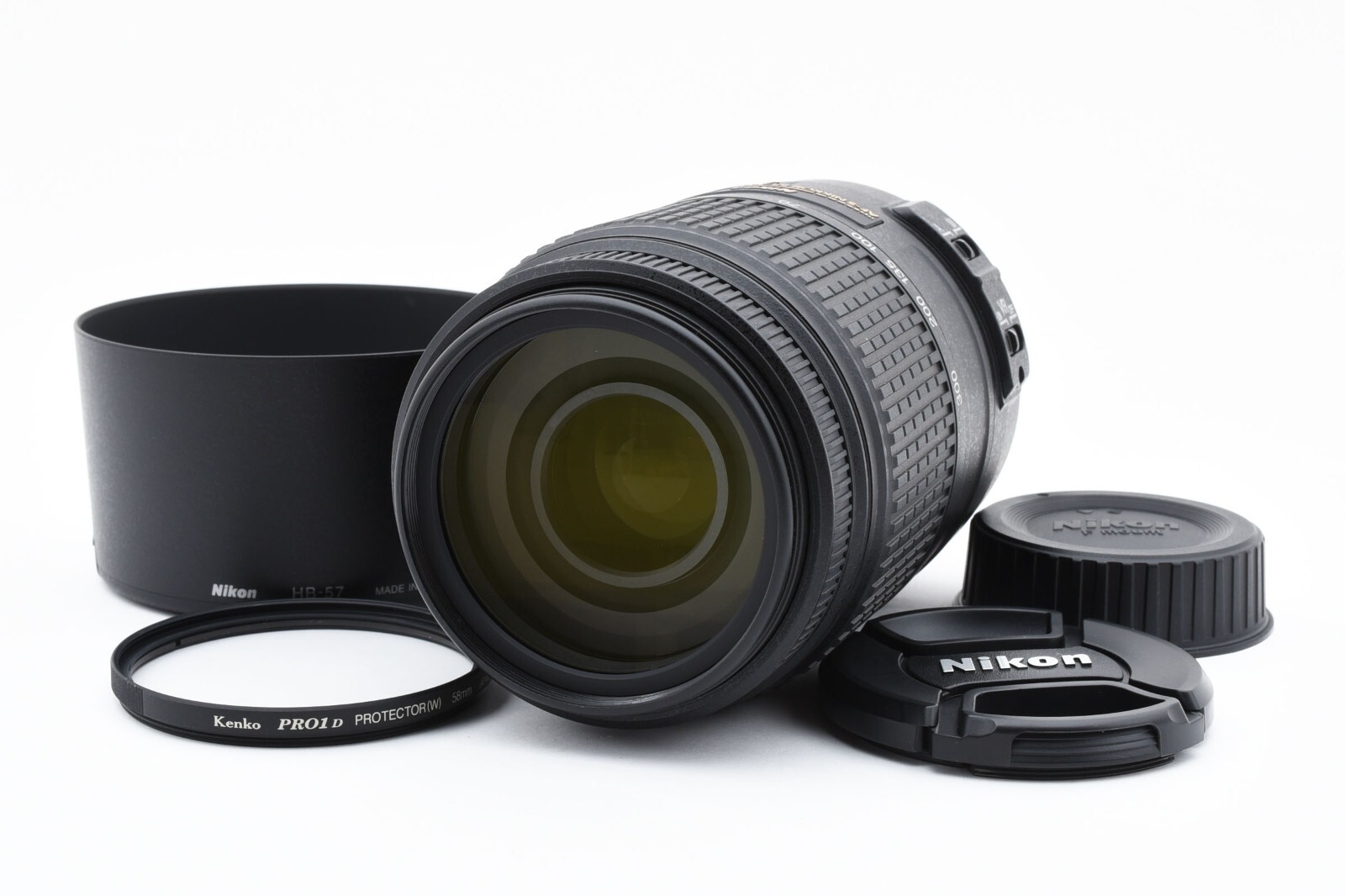 Nikon DX AF-S NIKKOR 55-300mm F/4.5-5.6 G ED VR Lens w/hood