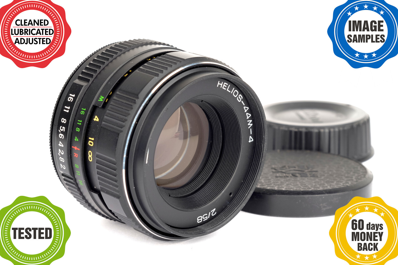 HELIOS 44m-4 2/58 lens Nikon F mount *INFINITY FOCUS!* *Grade A