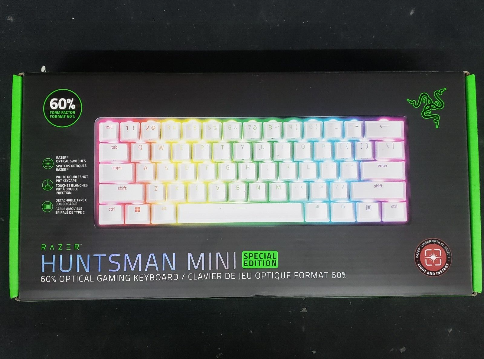 Razer Hunstman Mini Special Edition Keyboard - NEW Open Box