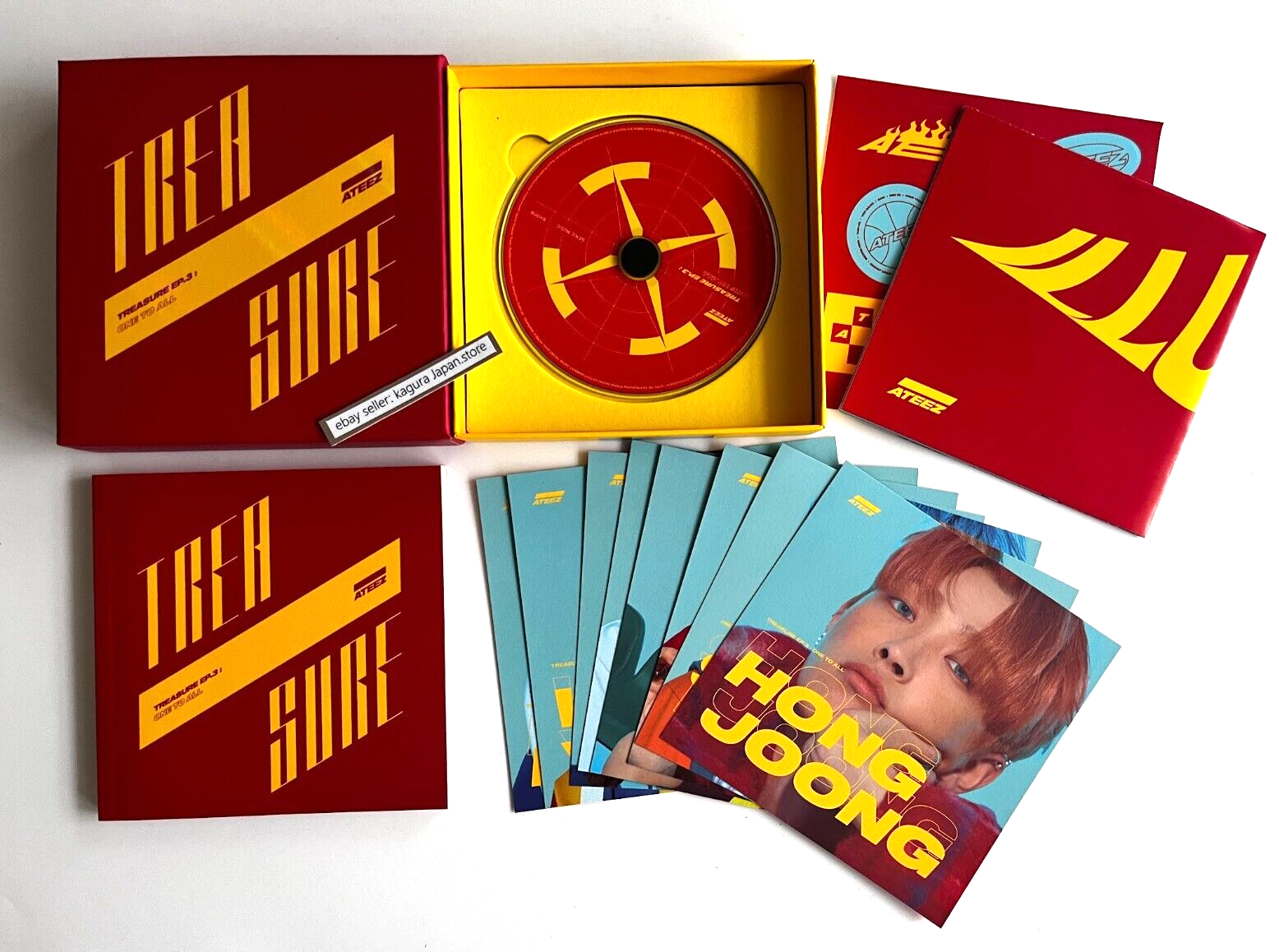 ATEEZ TREASURE EP.3 One To All Illusion ver. Album CD + Booklet +