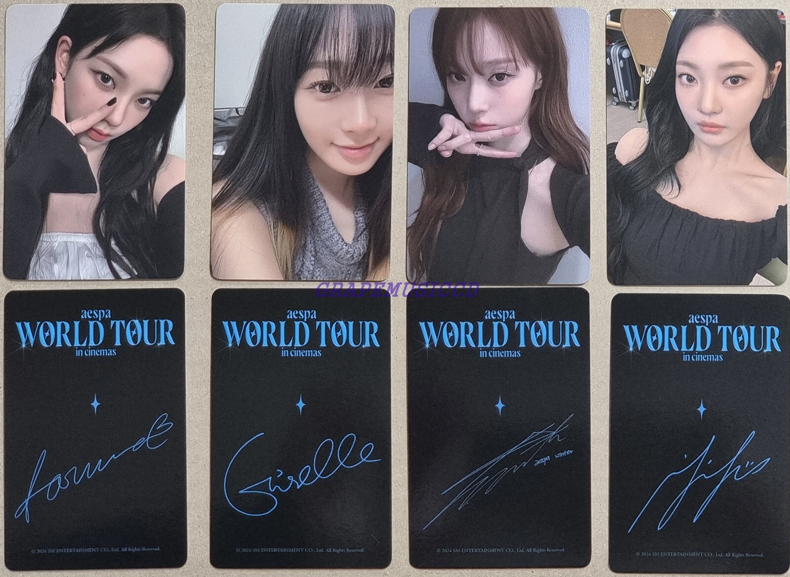 AESPA aespa WORLD TOUR in cinemas CGV OFFICIAL EVENT PHOTOCARD