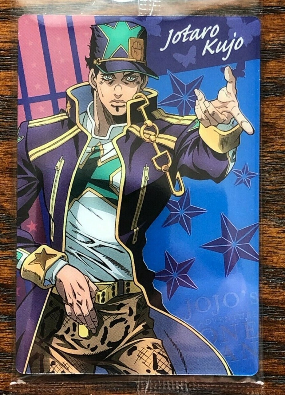 JoJo's Bizarre Adventure Part 6 Stone Ocean Wafer Card Jotaro Kujo