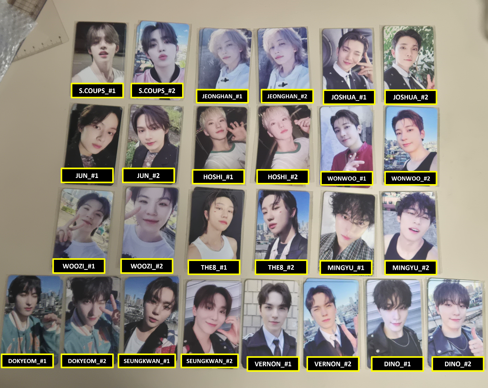 SEVENTEEN KYOBO 10th ANNIVERSARY LUCKY DRAW PHOTOCARD PC | eBay