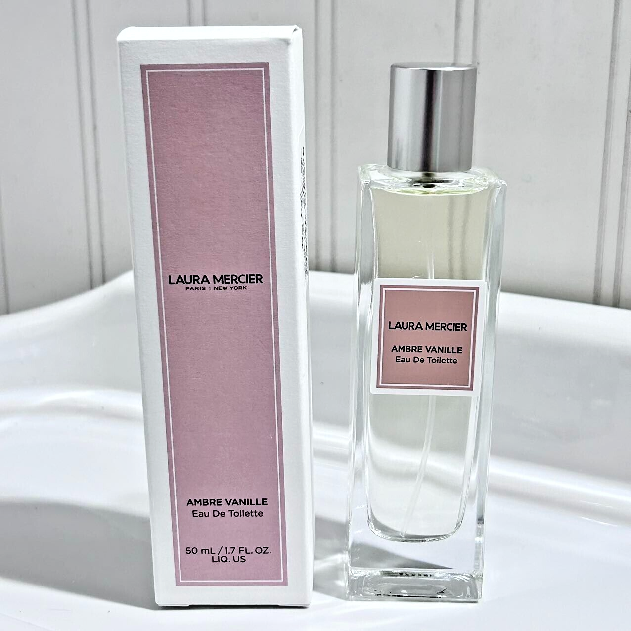 New Laura Mercier AMBRE VANILLE Eau de Toilette Spray Full size 50