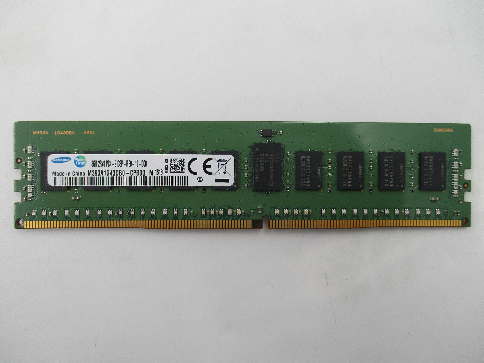 Samsung 8GB 2Rx8 PC4-2133P-RE0-10-DC0 ECC Server Memory