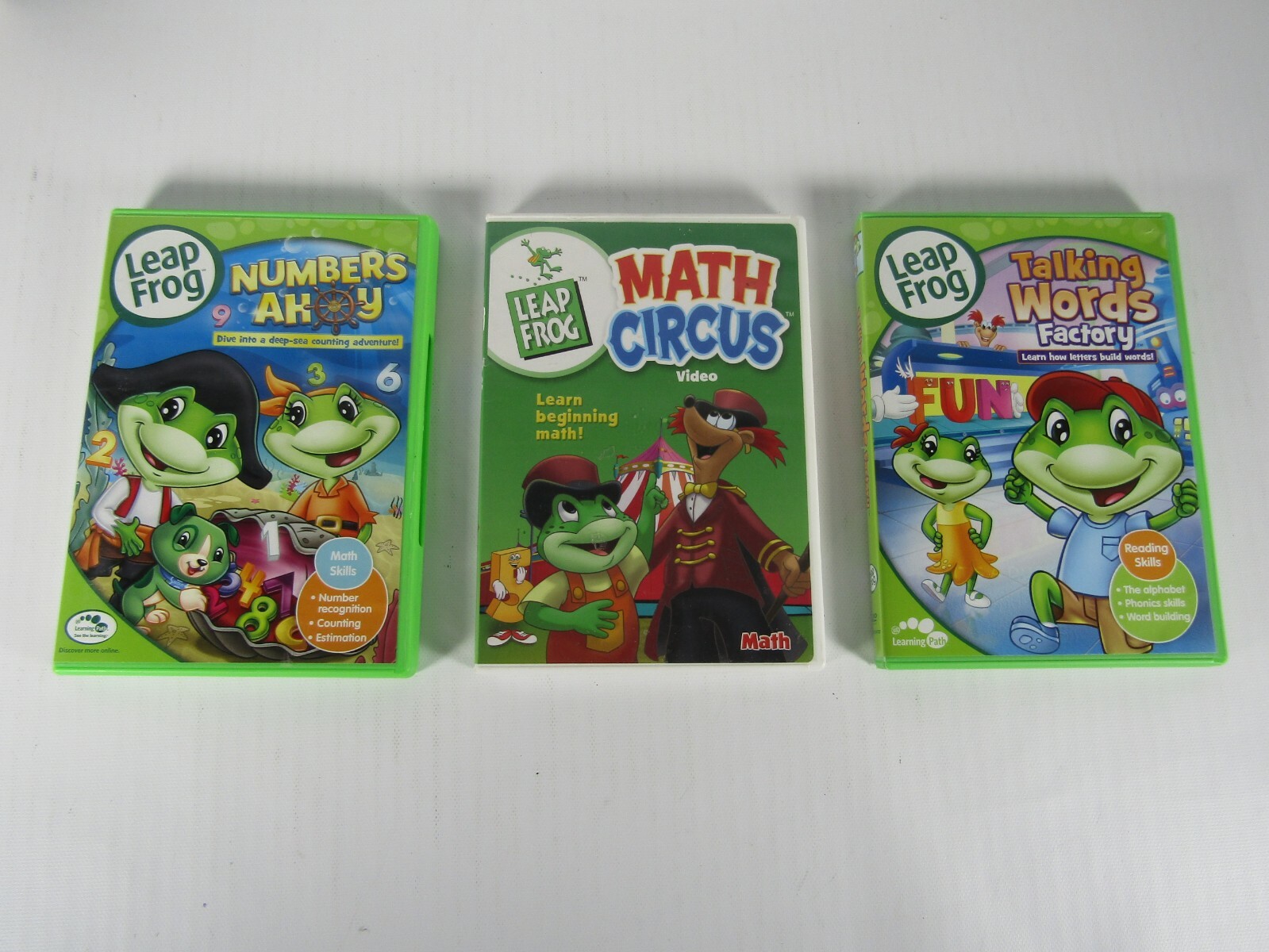 Leap Frog Lot of 3 Learning DVDs | eBay