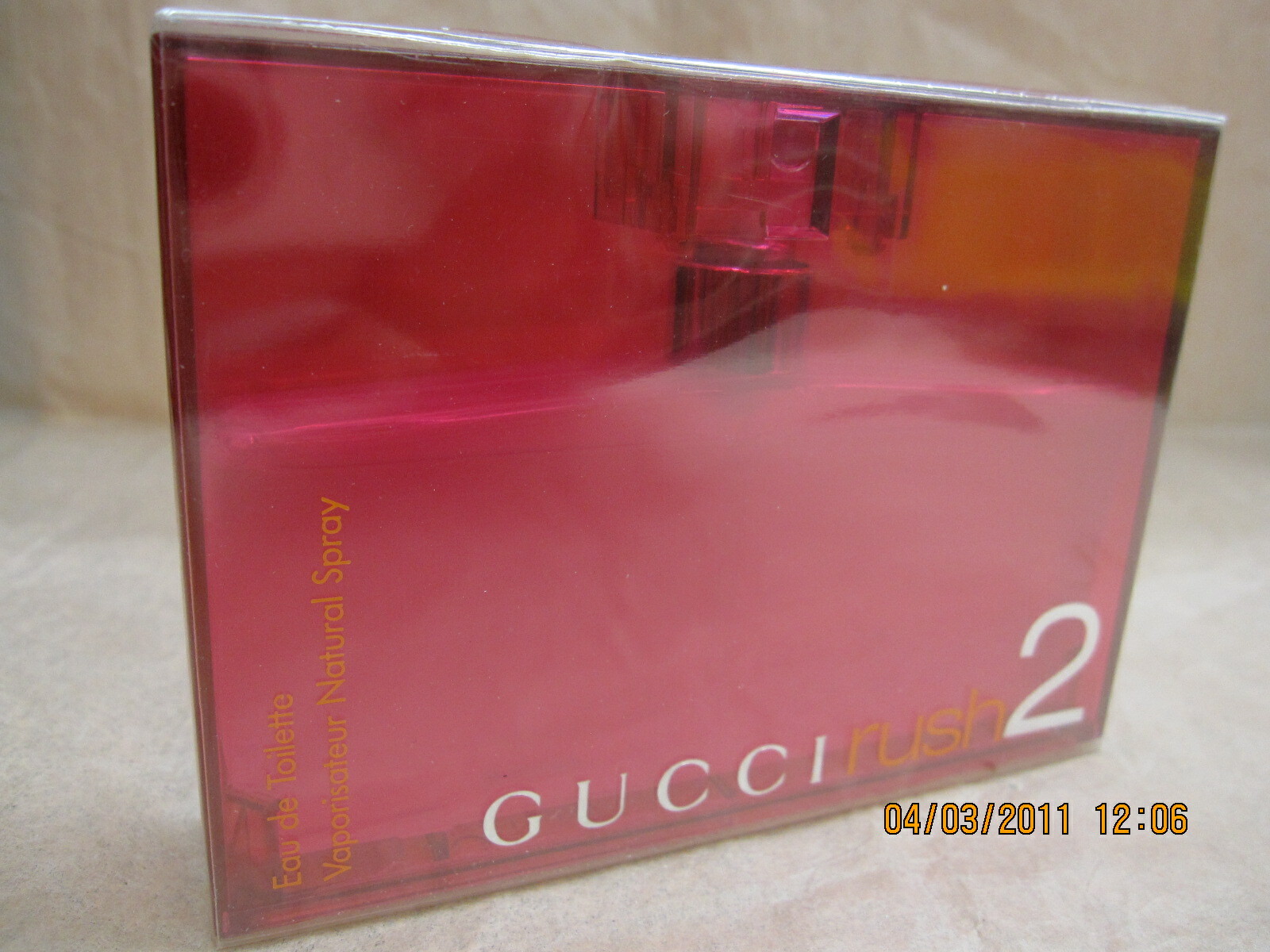 VINTAGE * GUCCI RUSH 2 WOMEN by SCANNON S.A 1.7 oz / 50 ML EDT
