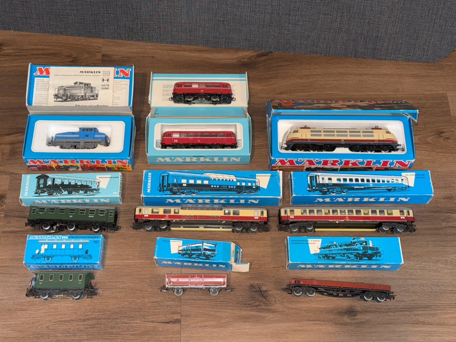 5106【メルクリン HOゲージ】marklin M式 直線レール 21本 メルクリン