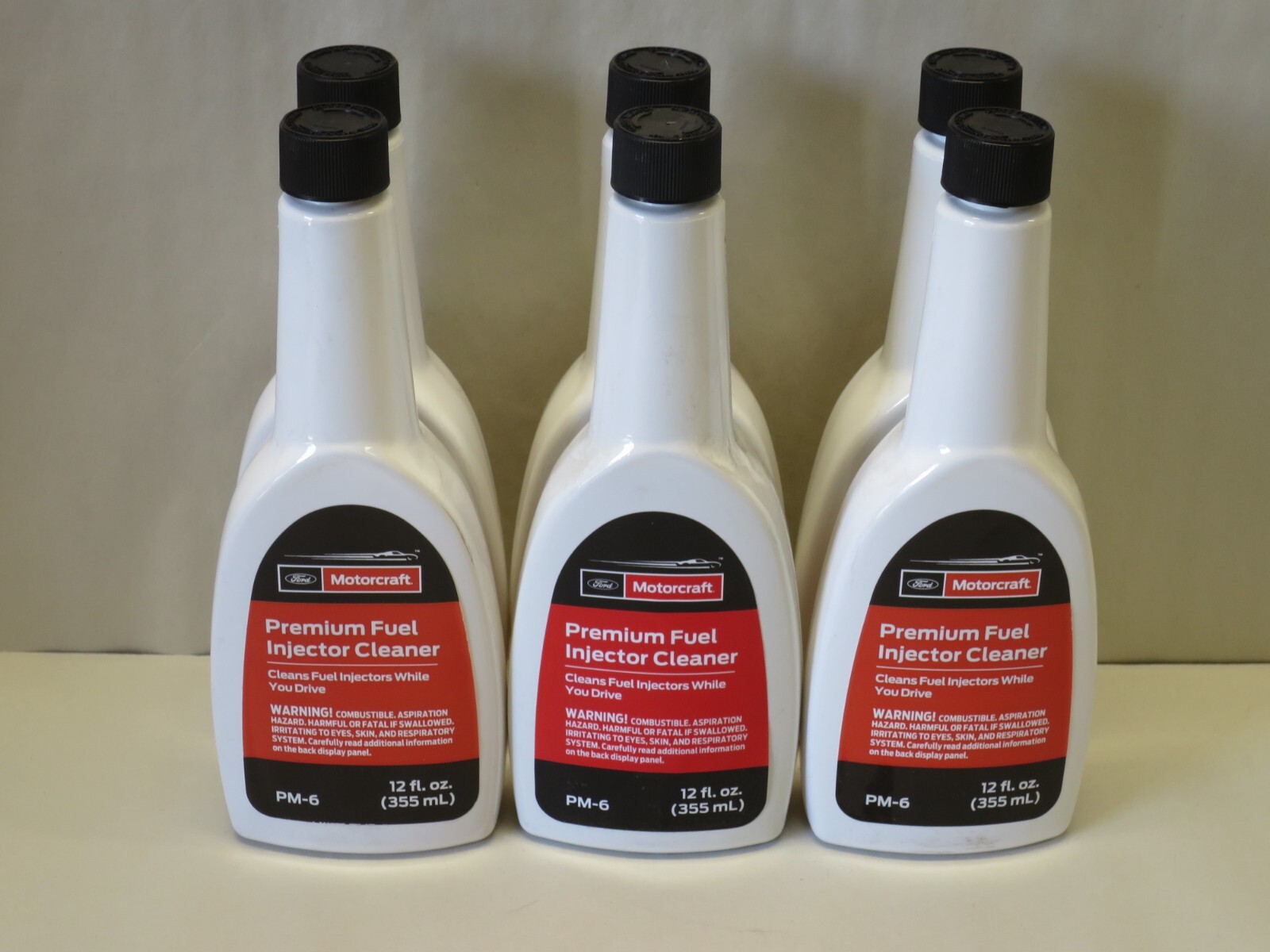 Motorcraft PM-6 Premium Fuel Injector Cleaner 12oz Bottle Case of
