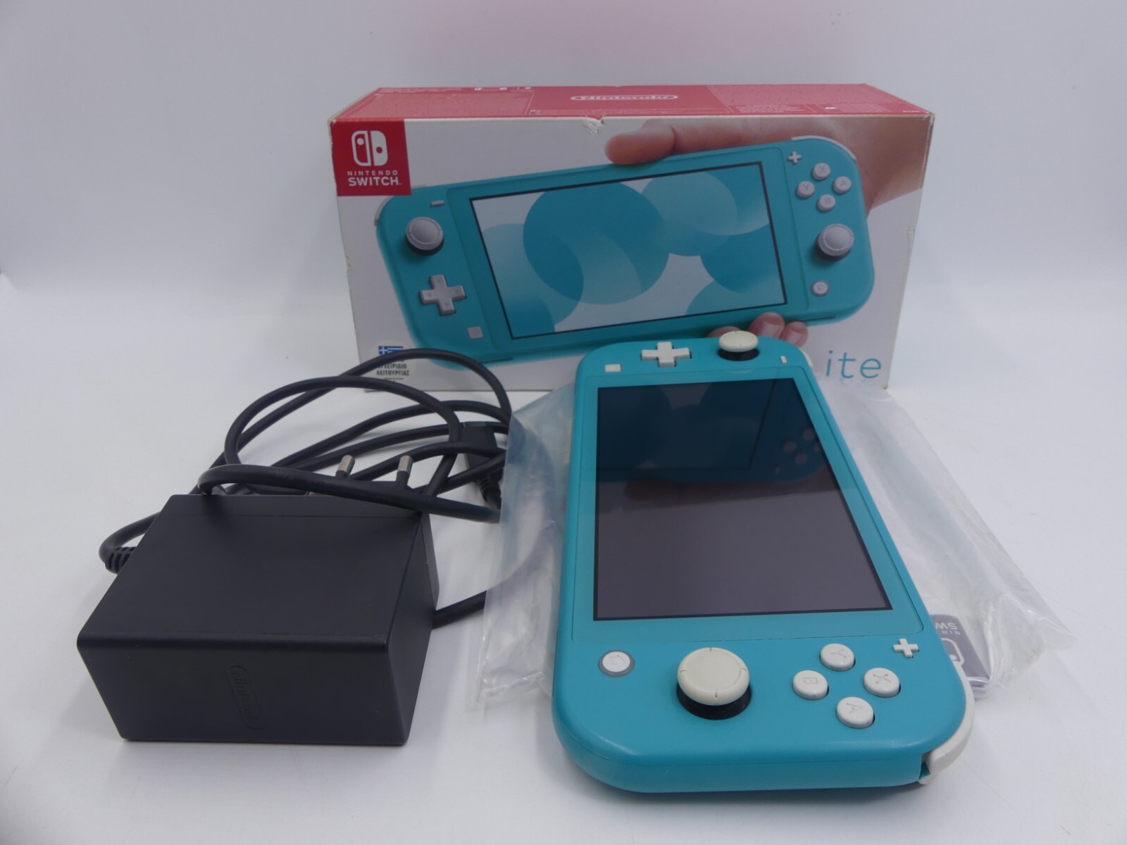 2019 NINTENDO SWITCH LITE MOD. HDH-001 TURQUOISE CONSOLE COMPLETE