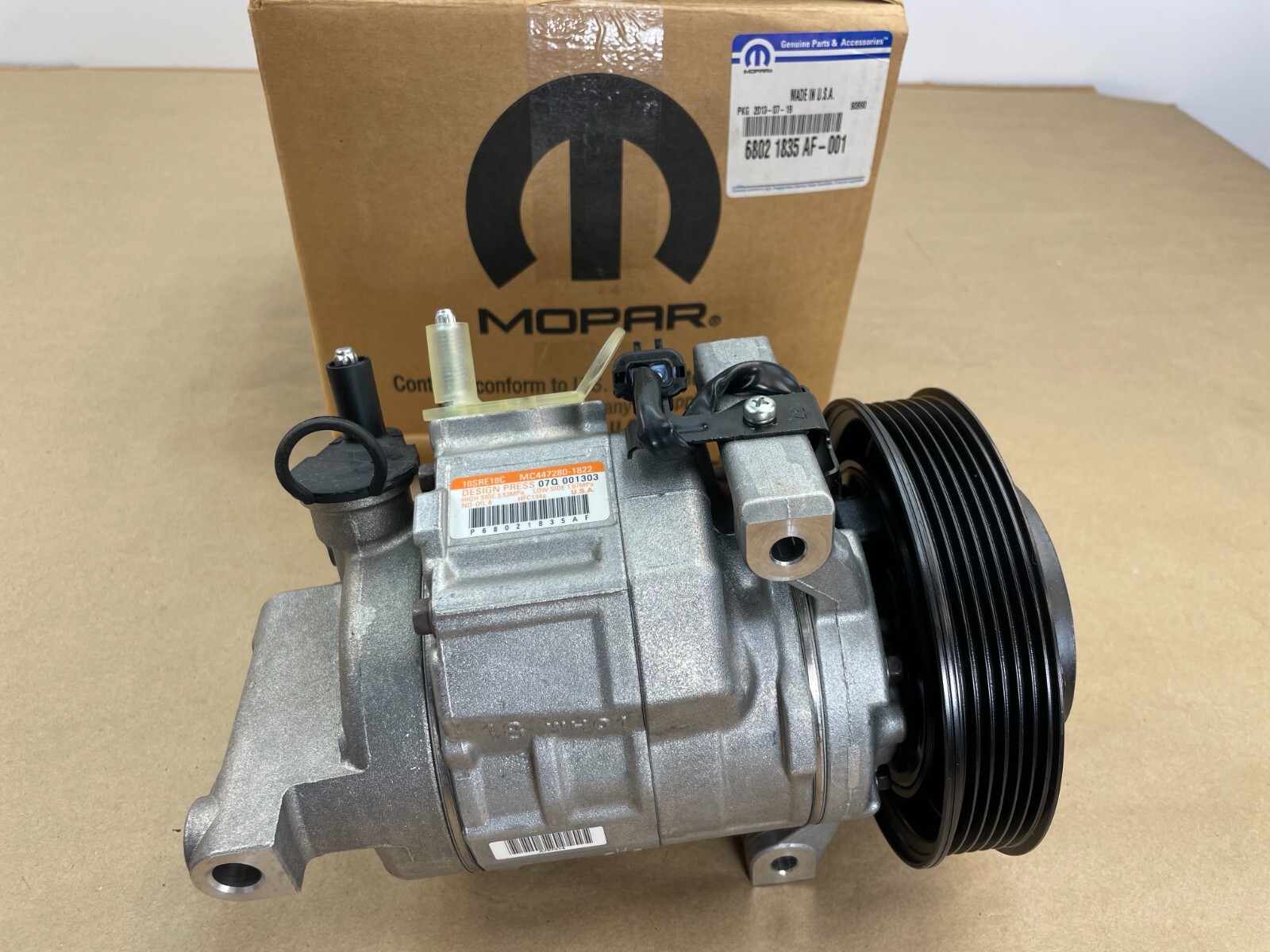 New OEM A/C Compressor For 2014-2022 Ram 1500/ 14-19 Grand