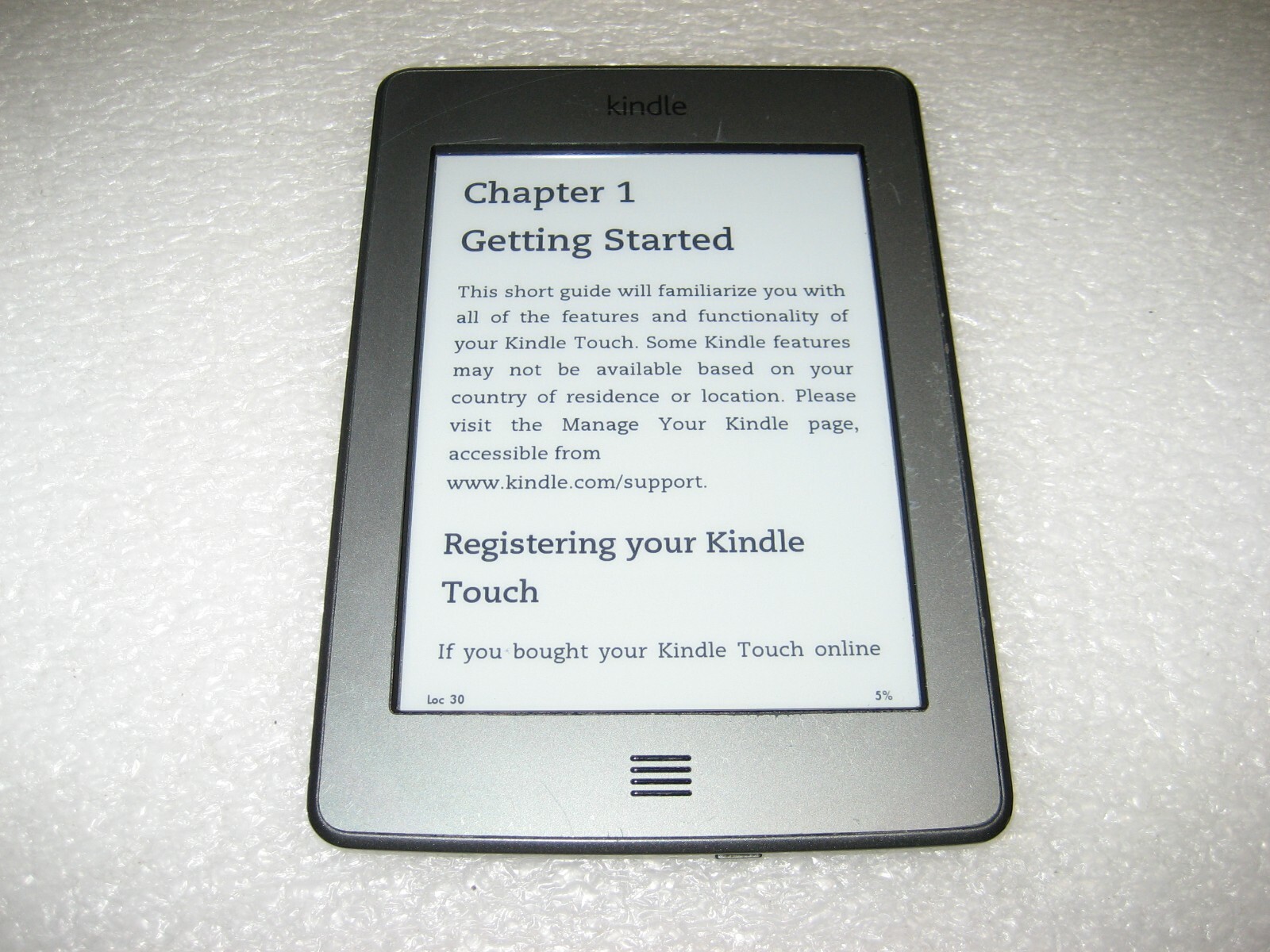 Amazon Kindle Touch 4th Generation, Wi-Fi, 4GB, 6