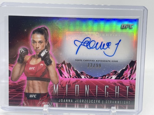 2024 Topps Midnight UFC Joanna Jedrzejczyk Horizon Signatures /99