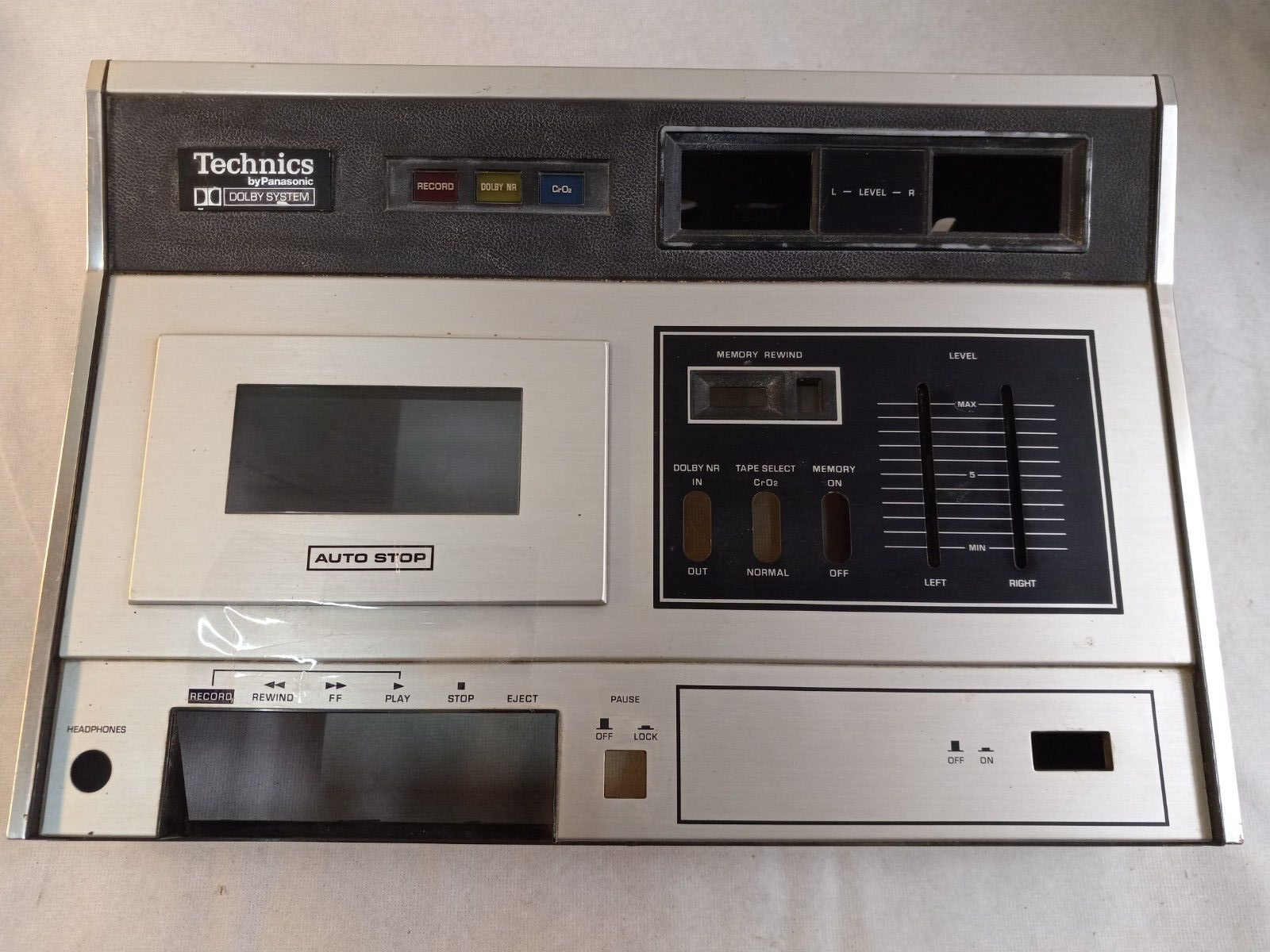 TECHNICS RS-263US TOP COVER w Cassette Door | eBay