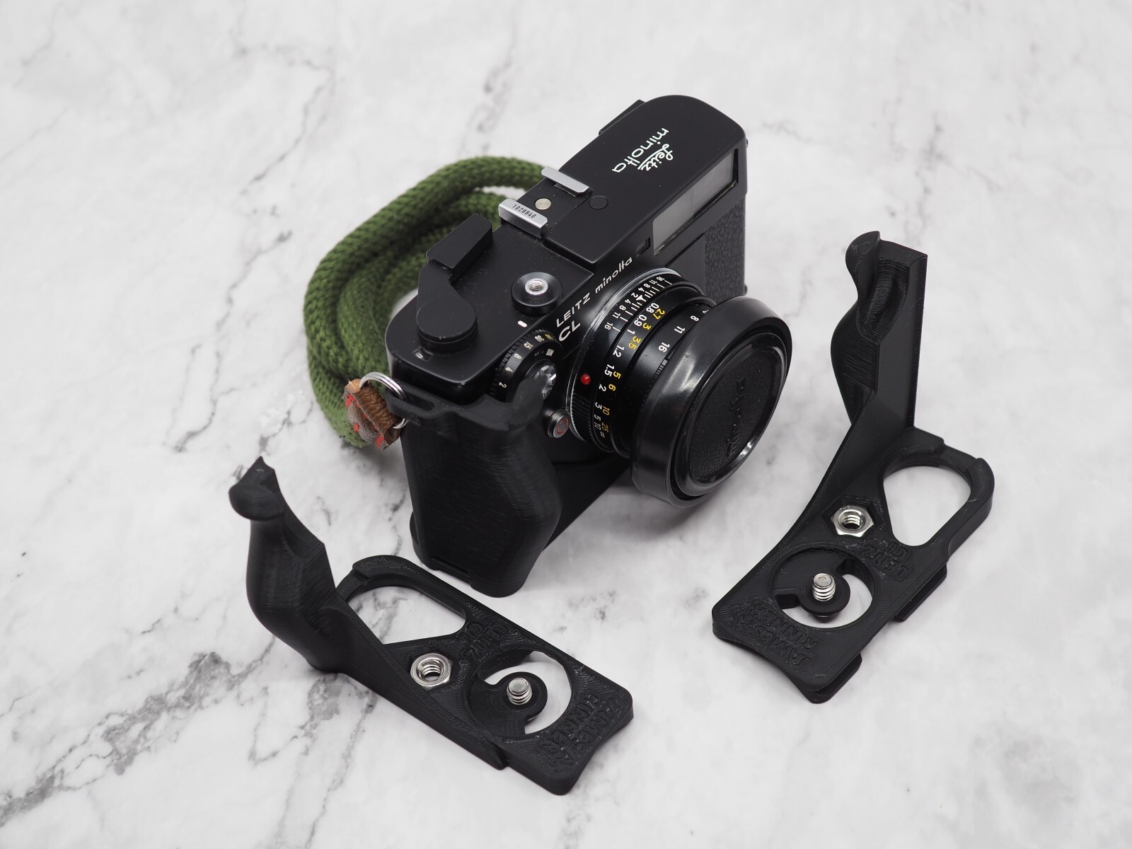 Leica Leitz Minolta CL Hand Grip STD, ARCA Swiss Type, Neck Strap