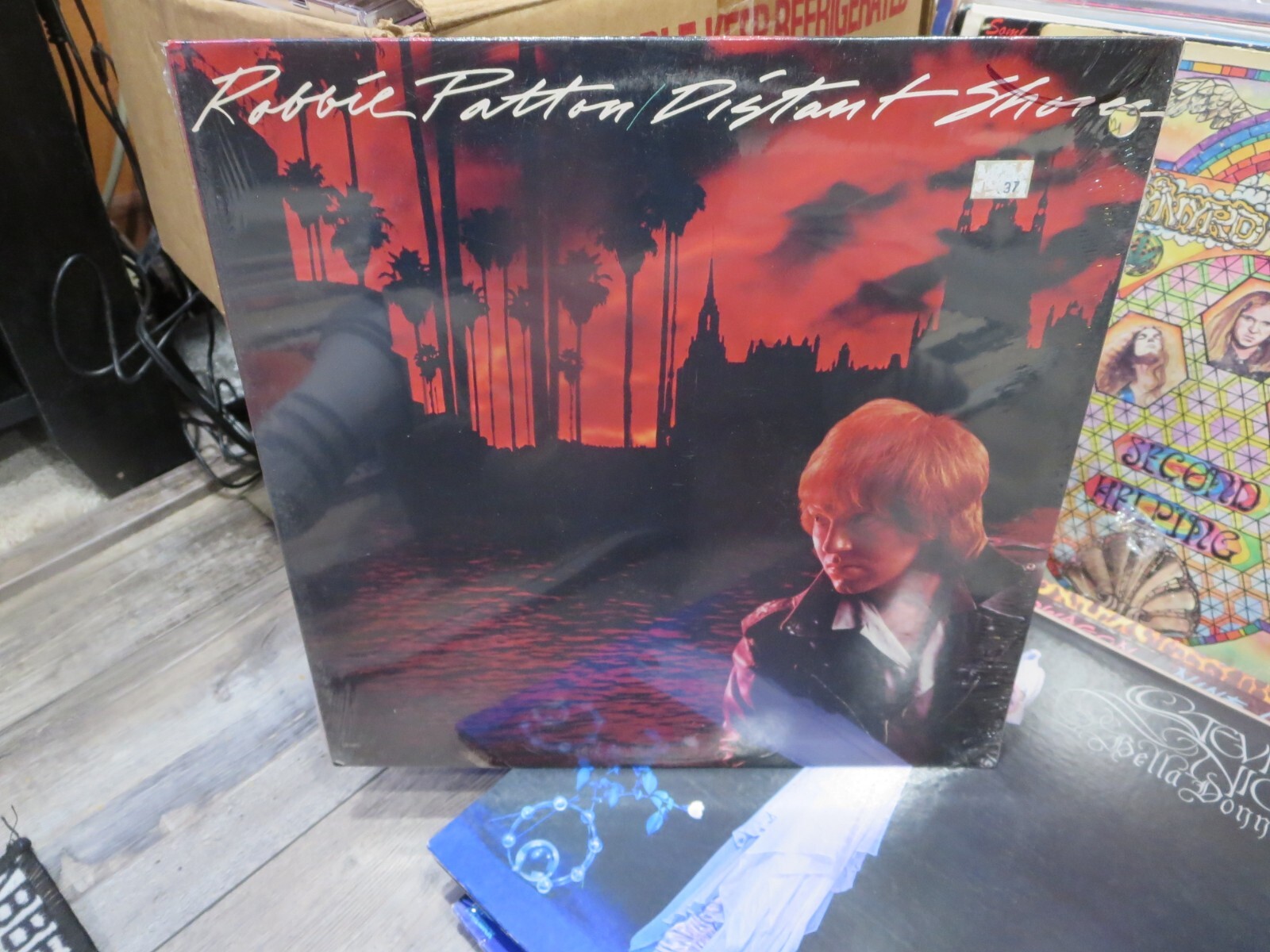 Robbie Patton Distant Shores Vintage Sealed Vinyl LP (New) - Cut
