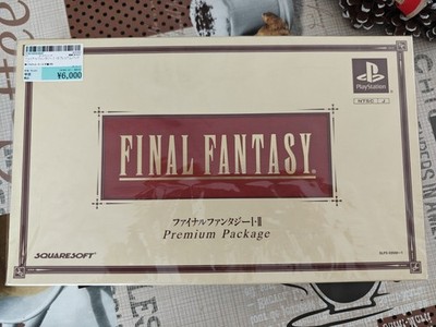 PS1 Final Fantasy 1 ＆ 2 I II Premium Package SQUARE ENIX