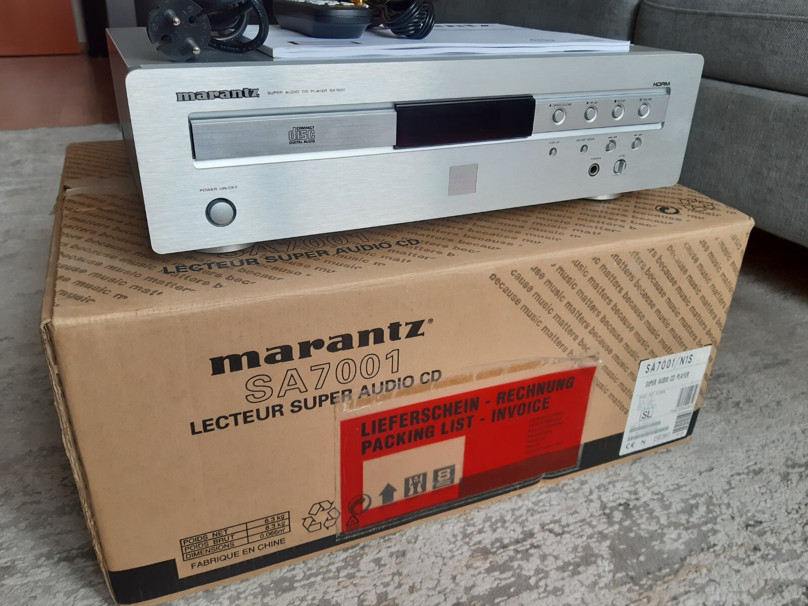 MARANTZ SA-7001 SACD Player | eBay
