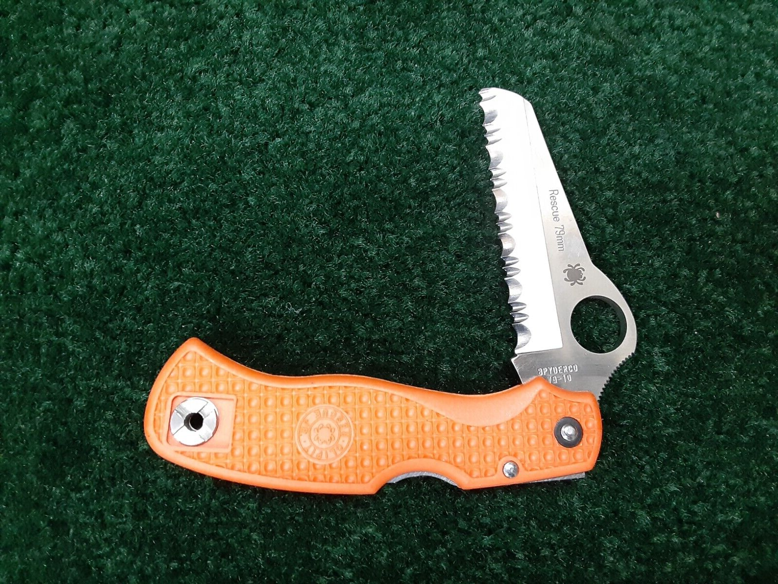 SPYDERCO RESCUE 79MM VG-10 Orange CLIPIT JR 4