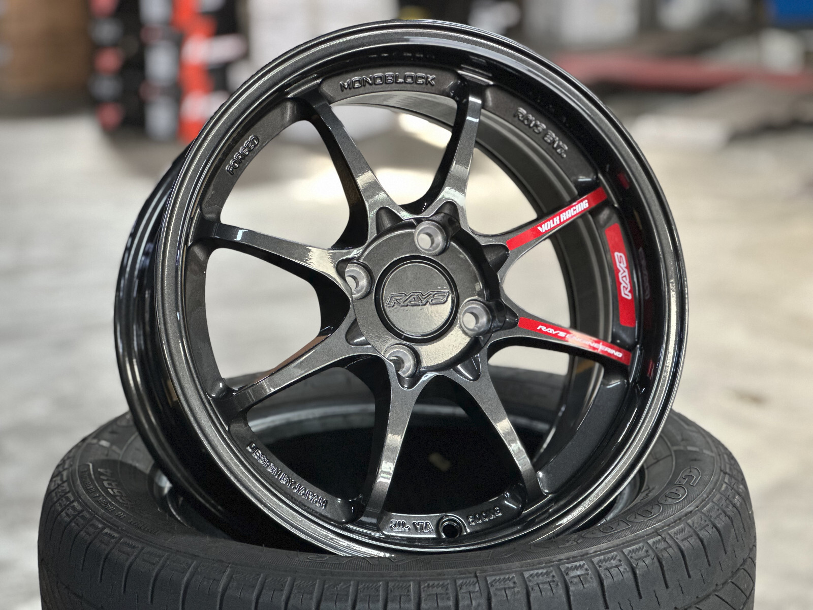 NEW! 4x100 (4 Wheels) 15x7J AOW CE28 Club Racer Flow Formed Fit
