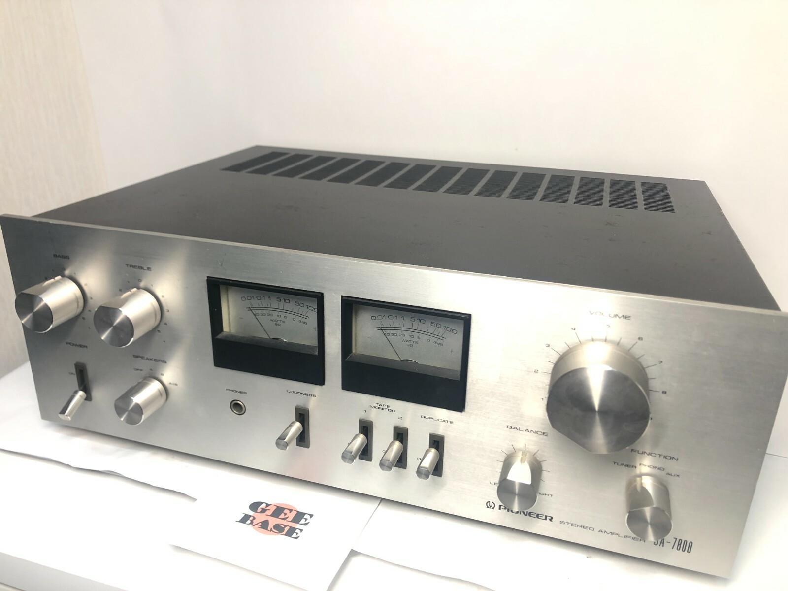 Pioneer SA-7800 Stereo Integrated Amplifier For Parts or Repair