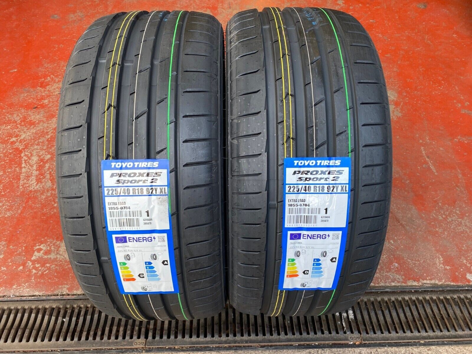 X2 225 40 18 TOYO PROXES SPORT 2 TYRES 225/40R18 92Y XL AMAZING