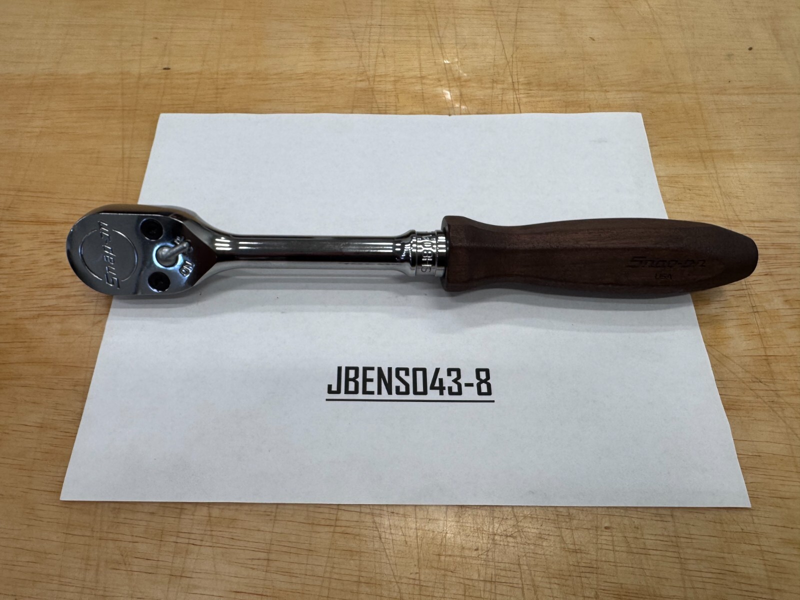 Snap-on Tools NEW ULTRA RARE WOOD 1/2