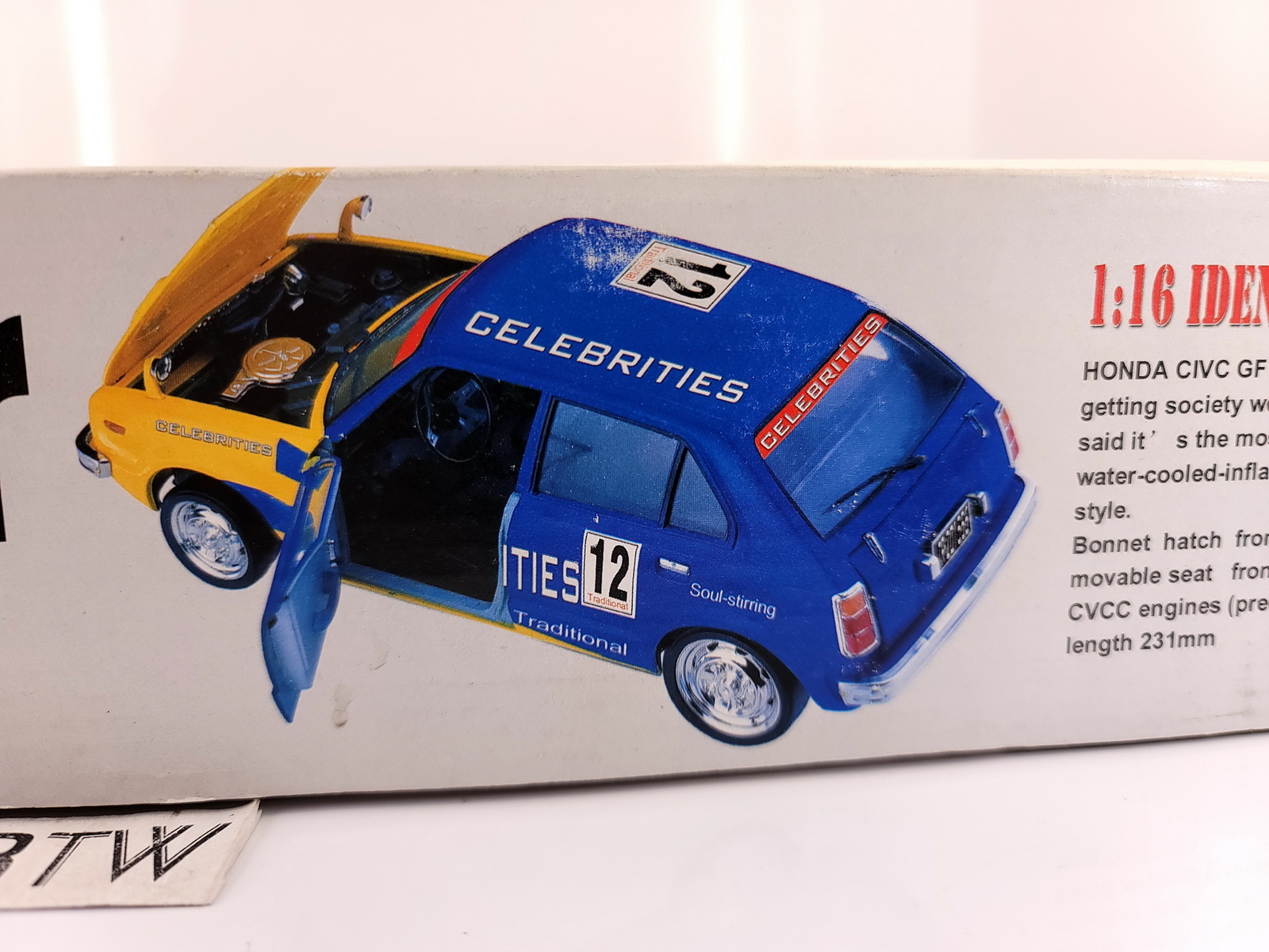 1/16 scale HONDA CIVIC Mk.1 GF 5-door IMITATIVE RACER kit by