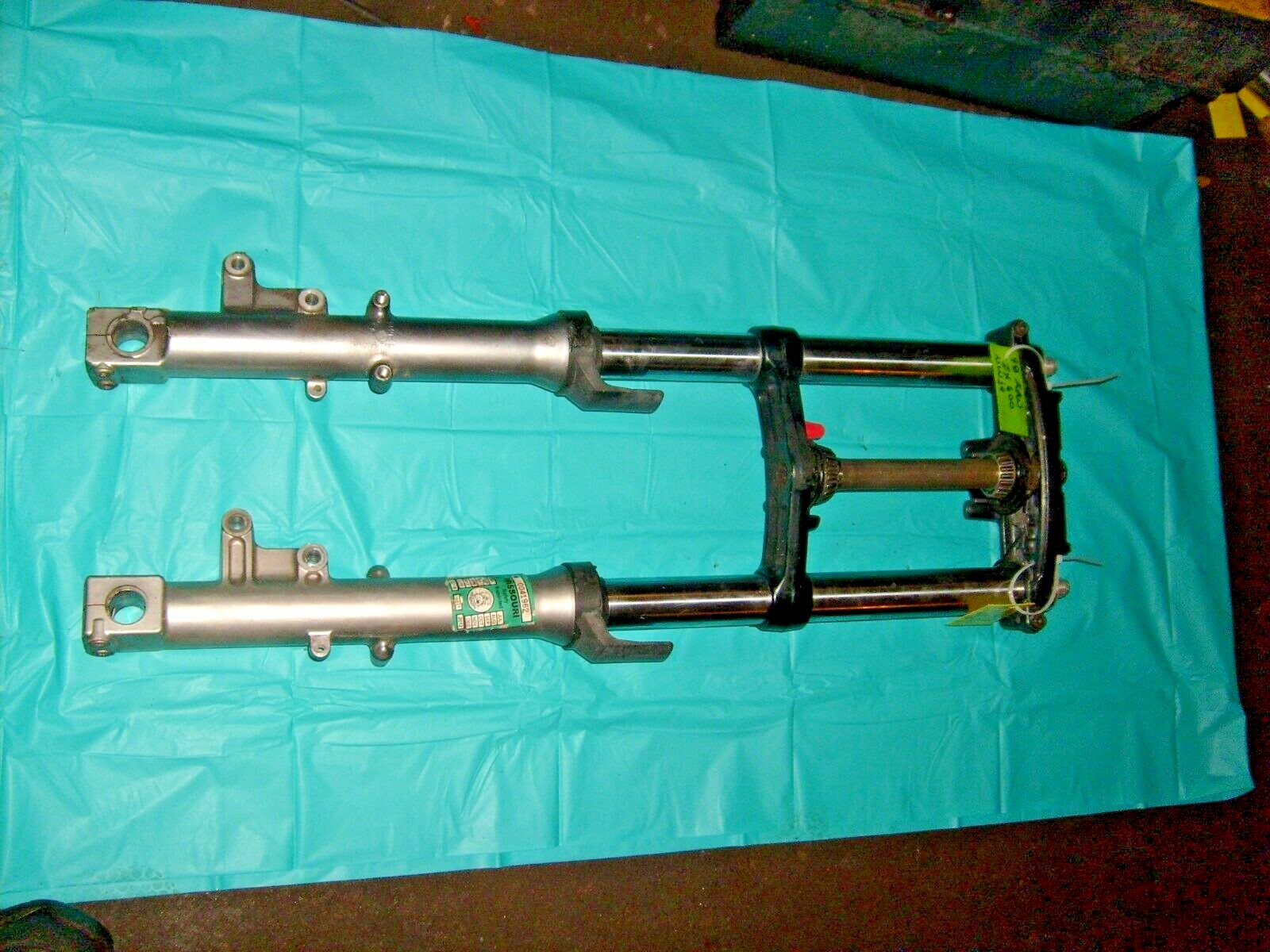 Forks + Triple clamps ZX600 Kawasaki 1998 lot 669 | eBay