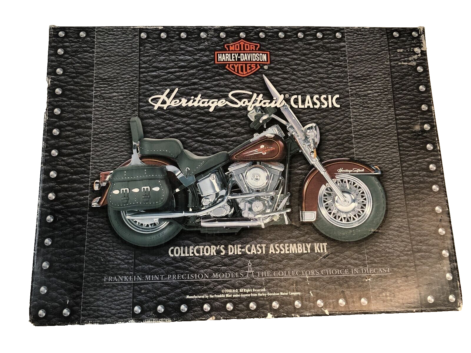 FRANKLIN MINT HARLEY DAVIDSON HERITAGE SOFTAIL CLASSIC 1:10 SCALE