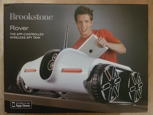 Brookstone Rover App-Controlled Wireless Spy Tank Toy | eBay