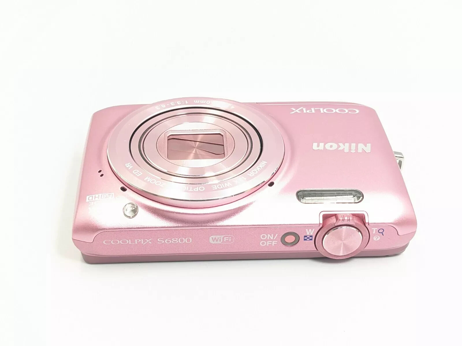Nikon COOLPIX S6800 Compact Digital Camera Pink English language