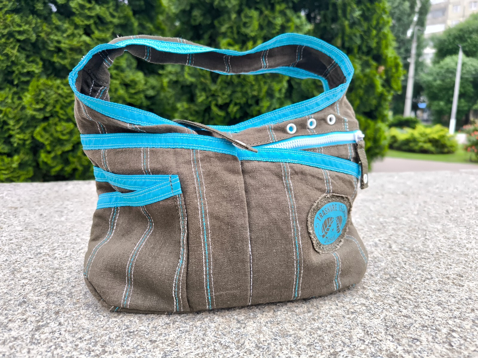 Diesel Y2K SMALL fabric linen hand bag shoulder bag streetwear | eBay